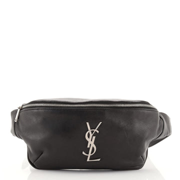 Saint Laurent Classic Monogram Belt Bag Leather