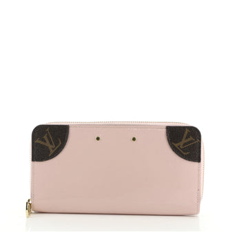 Louis Vuitton Zippy Venice Wallet Vernis with Monogram Canvas