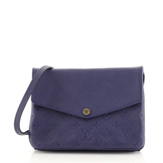 Louis Vuitton Twice Handbag Monogram Empreinte Leather