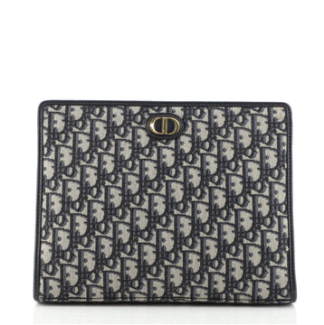 Christian Dior Montaigne Clutch Oblique Canvas 30
