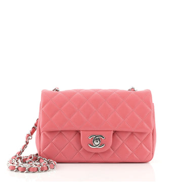 Chanel Classic Single Flap Bag Quilted Lambskin Mini
