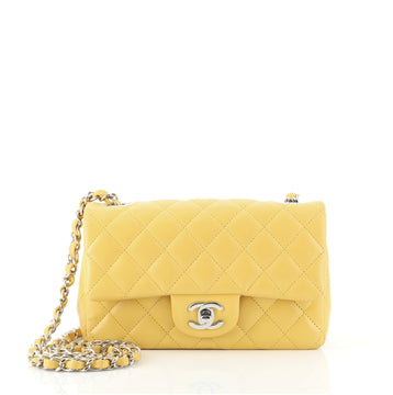 Chanel Classic Single Flap Bag Quilted Lambskin Mini