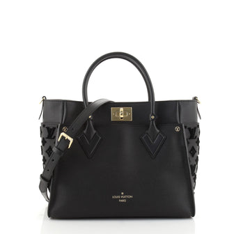 Louis Vuitton On My Side Tote Monogram Tuffetage Leather