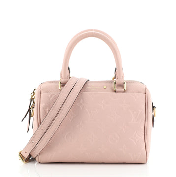 Louis Vuitton Speedy Bandouliere NM Handbag Monogram Empreinte Leather 20