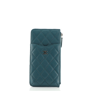 Chanel Classic Phone Case Pouch Quilted Caviar