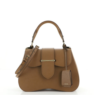 Prada Sidonie Top Handle Bag Saffiano Leather Large