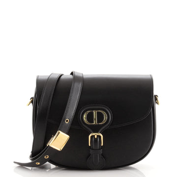 Christian Dior Bobby Flap Bag Leather Medium