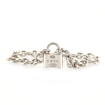 Tiffany & Co. 1837 Lock Charm Bracelet Sterling Silver