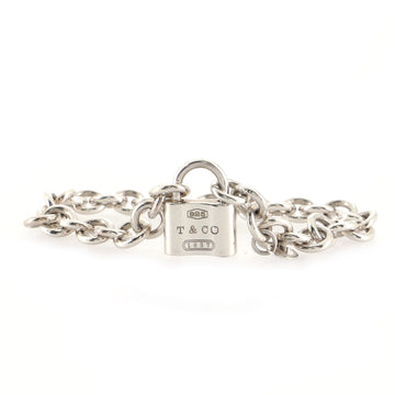 Tiffany & Co. 1837 Lock Charm Bracelet Sterling Silver