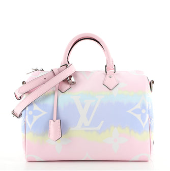 Louis Vuitton Speedy Bandouliere Bag Limited Edition Escale Monogram Giant 30