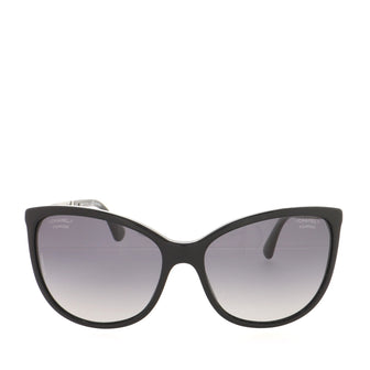 Chanel Chain Link Logo Cat Eye Sunglasses Acetate and Metal