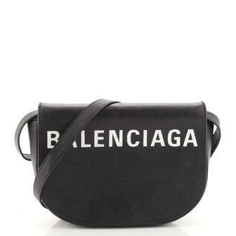 Balenciaga Logo Ville Day Bag Leather Small