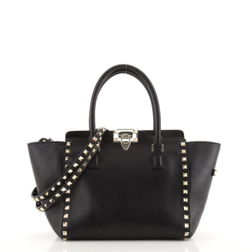 Valentino Rockstud Tote Rigid Leather Small