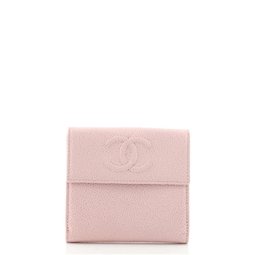 Chanel CC Compact Wallet Caviar
