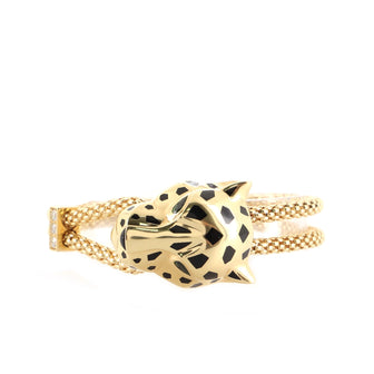 Cartier Panthere de Cartier Enlace Bracelet 18K Yellow Gold with Diamonds, Black Enamel, Tsavorite and Onyx