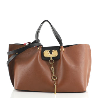 Valentino VLogo Escape Tote Leather Medium
