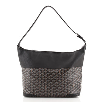 Goyard Grenadine Hobo Coated Canvas with Leather