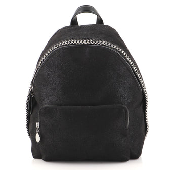 Stella McCartney Falabella Front Zip Backpack Shaggy Deer Mini