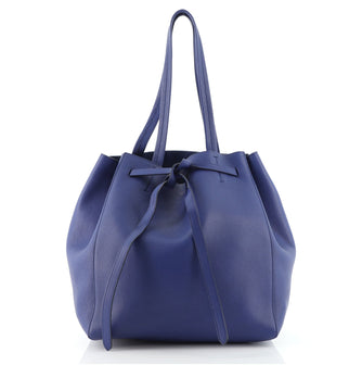 Celine Phantom Tie Cabas Tote Leather Small
