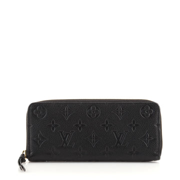 Louis Vuitton Clemence Wallet Monogram Empreinte Leather