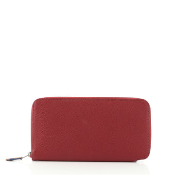 Hermes Azap Zip Around Wallet Silk'in Epsom Long