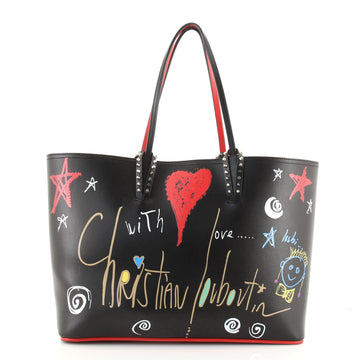 Christian Louboutin Cabata East West Tote Printed Leather Large
