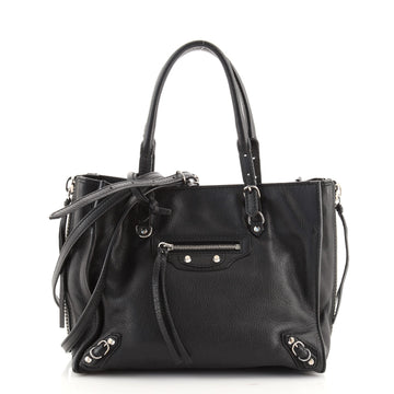 Balenciaga Papier A4 Zip Around Classic Studs Bag Leather Mini