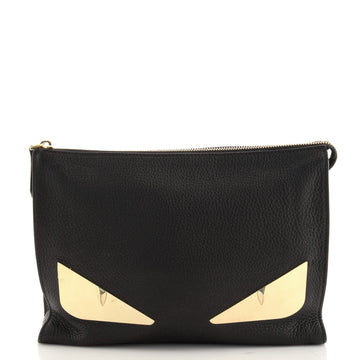 Fendi Monster Pouch Leather Medium