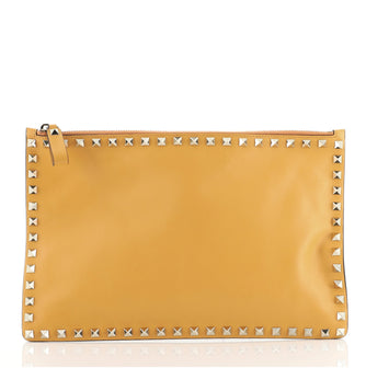 Valentino Rockstud Pouch Leather Large