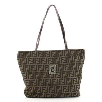 Fendi Vintage FF Logo Tote Zucca Canvas Large