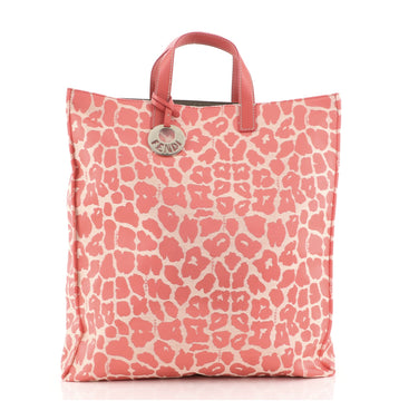 Fendi Special Shopping Tote Printed Canvas Large