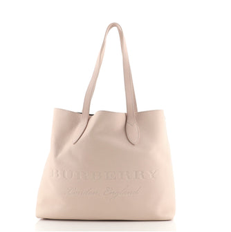 Burberry Remington Tote Embossed Leather Large