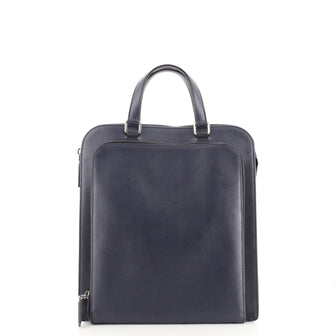 Prada Travel Briefcase Saffiano Leather Tall