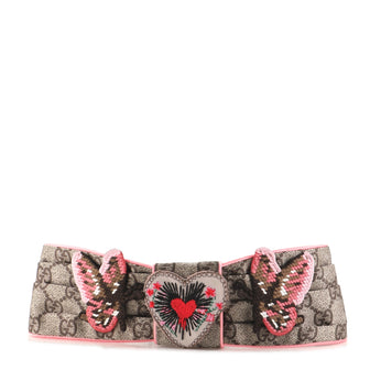 Gucci Headband Embroidered GG Silk