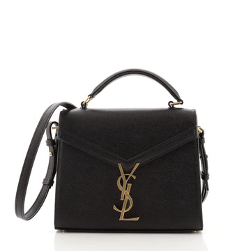 Saint Laurent Cassandra Top Handle Bag Leather Mini