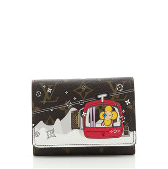 Louis Vuitton Compact Victorine Wallet Limited Edition Vivienne Xmas Monogram Canvas