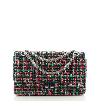 Chanel Reissue 2.55 Flap Bag Quilted Tweed with Resin Detail 225