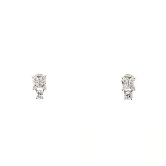 Tiffany & Co. Victoria Drop Earrings Platinum with Diamonds