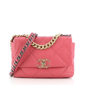 Chanel 19 Flap Bag Quilted Lambskin Medium