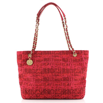 Chanel Paris-31 Rue Cambon Timeless CC Shopping Tote Quilted Wool Tweed Large