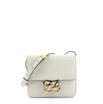 Fendi Karligraphy Crossbody Bag Patent