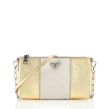 Prada Chain Crossbody Bag Saffiano Leather Small