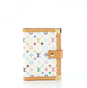 Louis Vuitton Ring Agenda Cover Monogram Multicolor with Leather PM