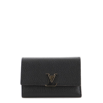 Louis Vuitton Capucines Compact Wallet Leather