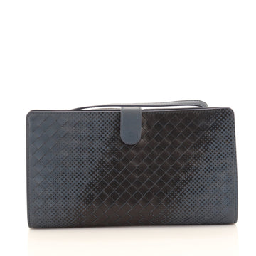 Bottega Veneta Handle Clutch Printed Intrecciato Nappa Small