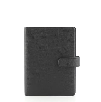 Louis Vuitton Ring Agenda Cover Taiga Leather MM