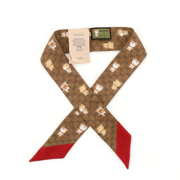 Gucci Doraemon Twilly Printed Silk