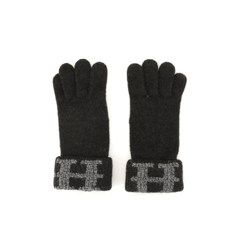 Hermes H Gloves Knit Cashmere