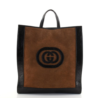 Gucci Ophidia Soft Open Tote Suede Large
