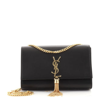 Saint Laurent Classic Monogram Tassel Crossbody Bag Leather Medium